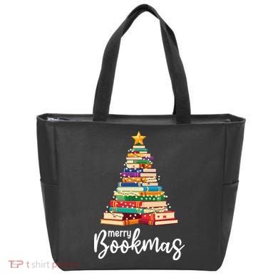 Merry Bookmas Christmas Tote Bag