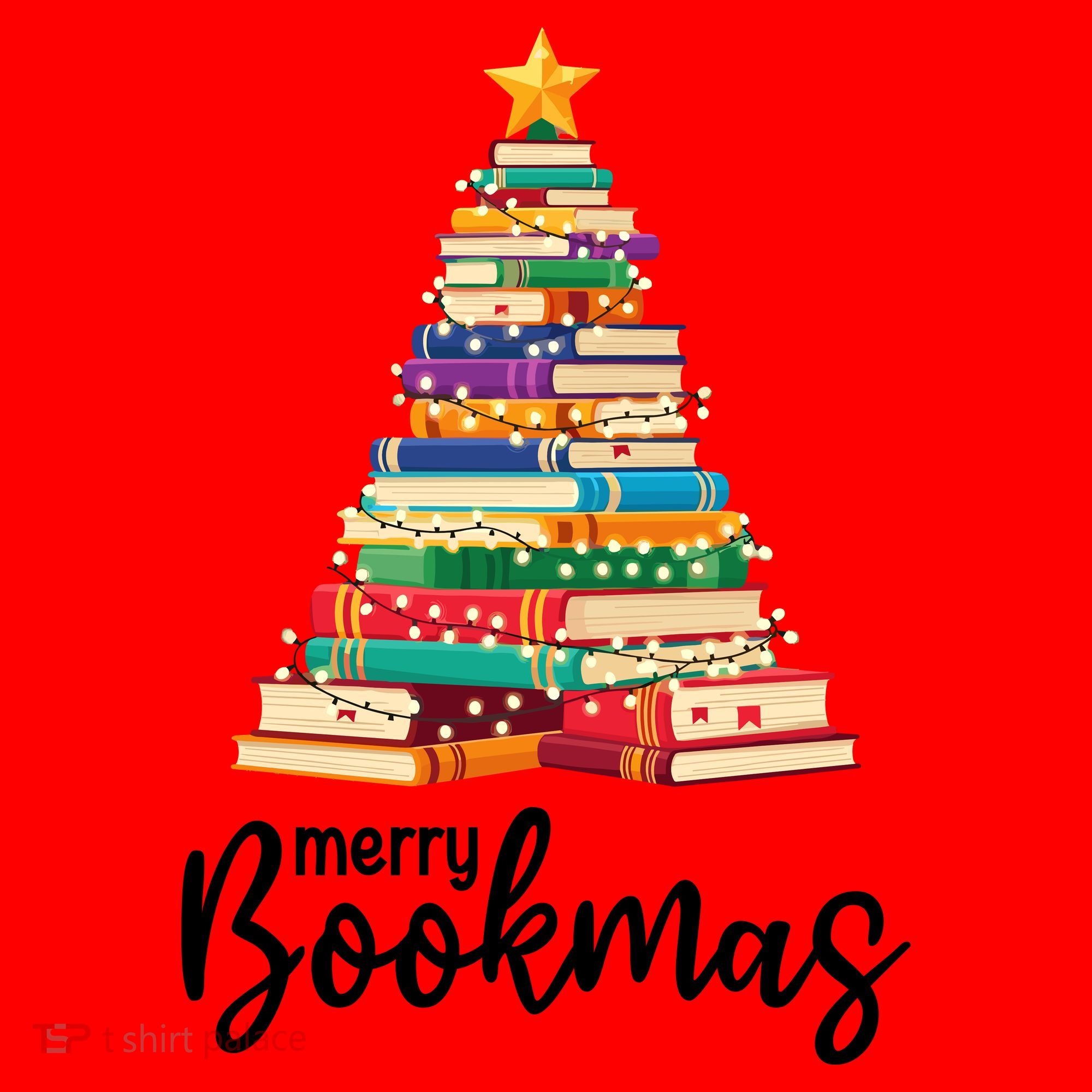 Merry Bookmas Christmas Santa Hat