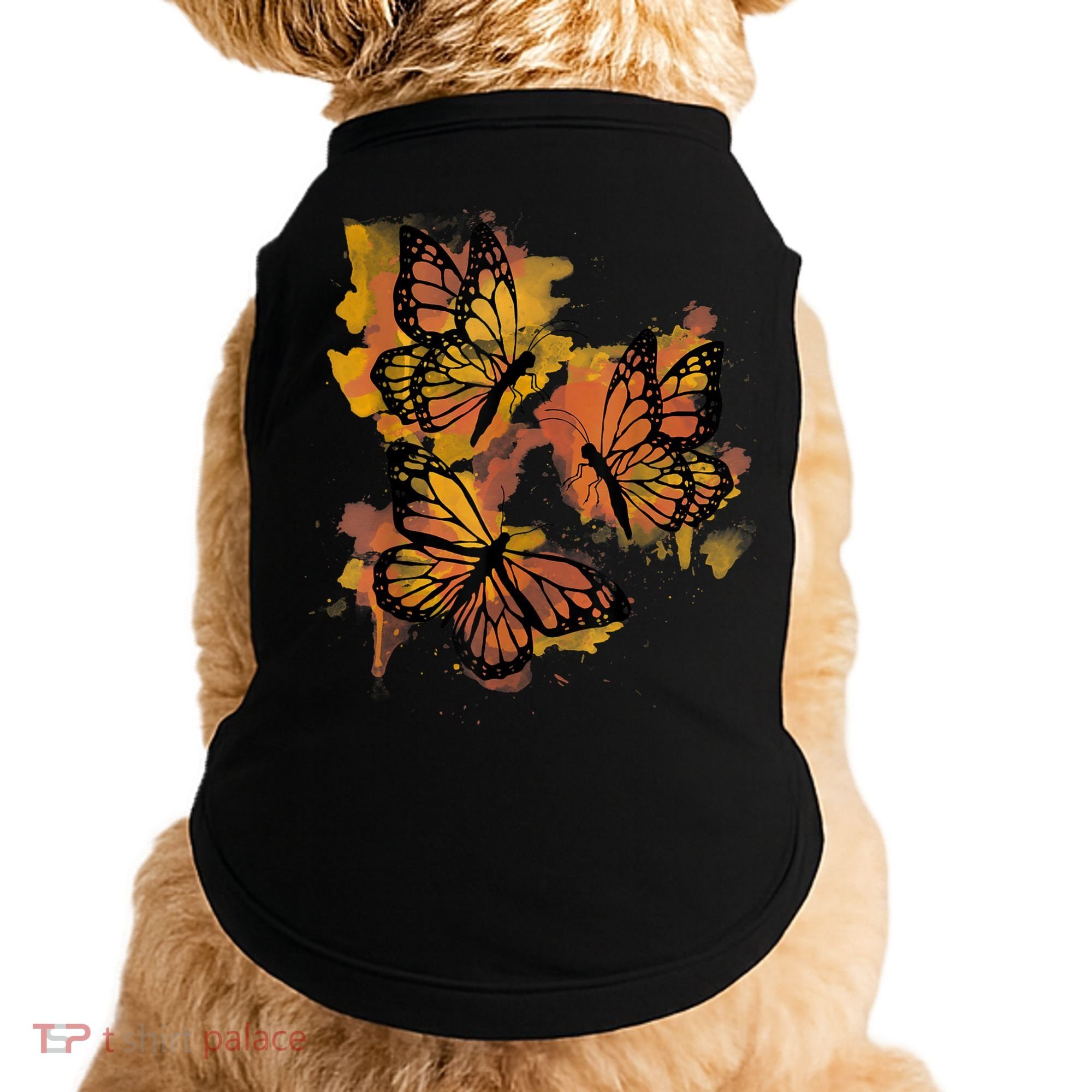 Monarch Butterfly Colourful Butterfly Doggie Tank