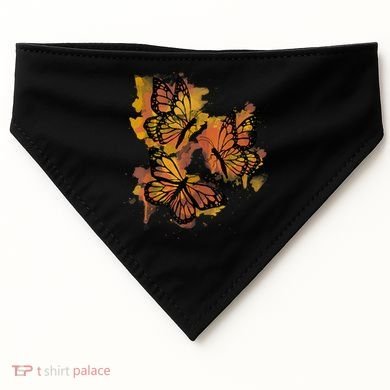 Monarch Butterfly Colourful Butterfly USA-Made Doggie Bandana