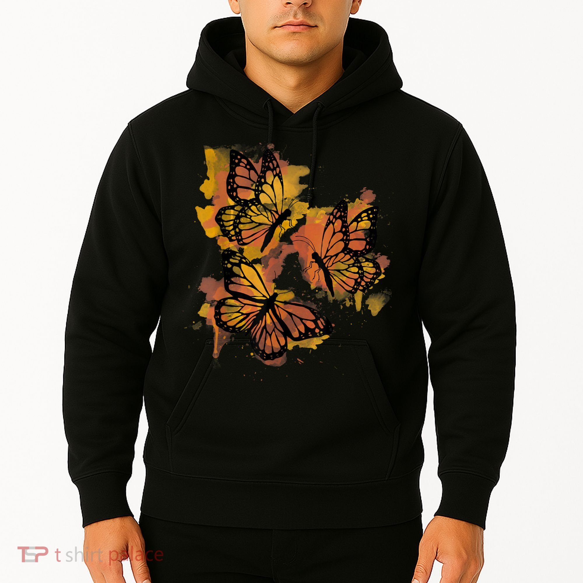 Monarch Butterfly Colourful Butterfly Hoodie