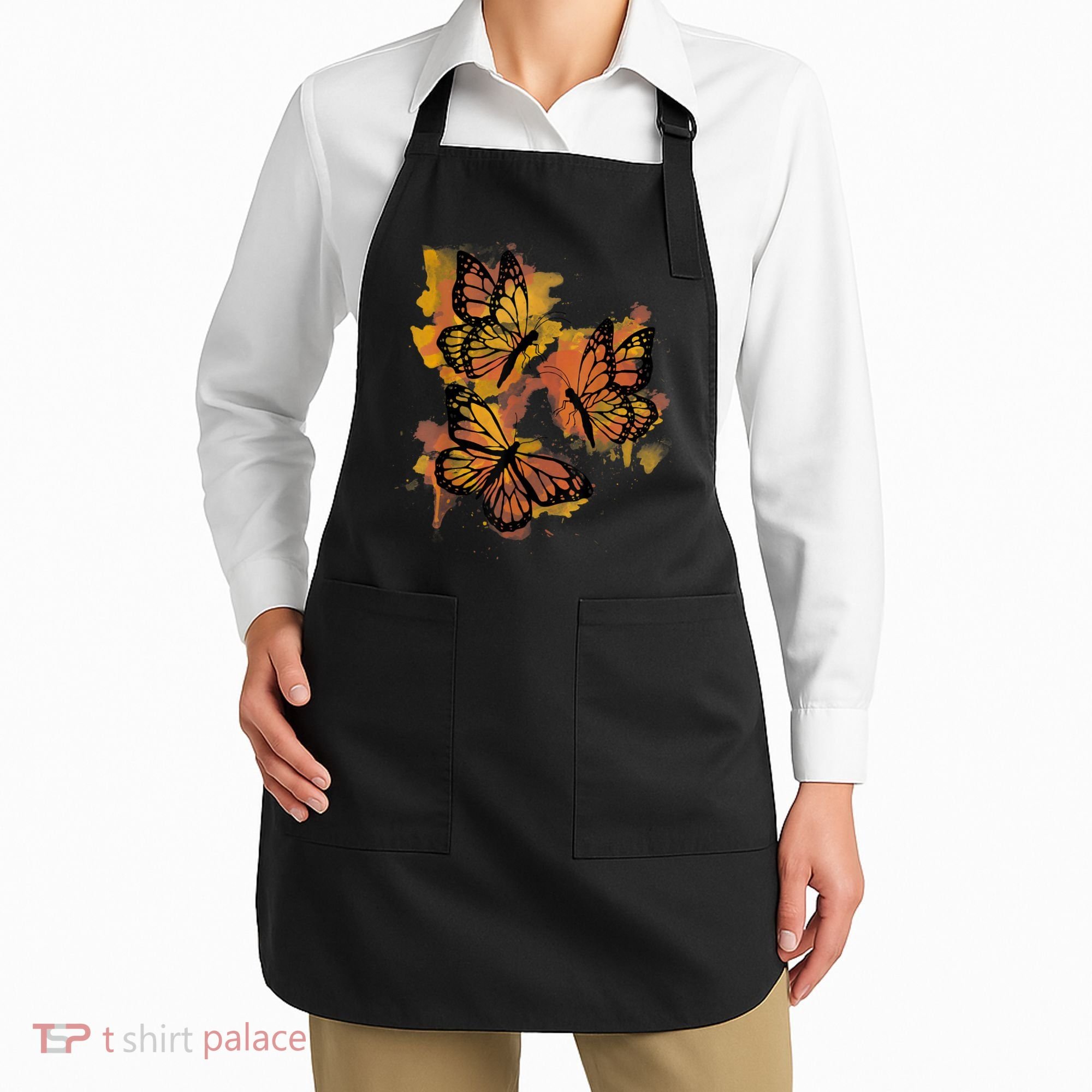 Monarch Butterfly Colourful Butterfly Apron