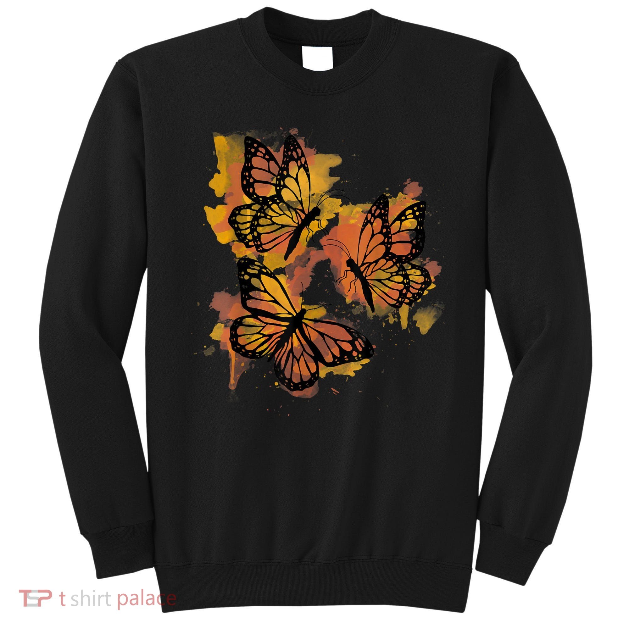 Monarch Butterfly Colourful Butterfly Sweatshirt