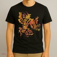Monarch Butterfly Colourful Butterfly T-Shirt thumb 3
