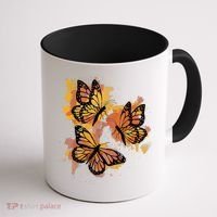 Monarch Butterfly Colourful Butterfly Coffee Mug thumb 1