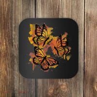 Monarch Butterfly Colourful Butterfly Coaster thumb 0