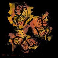 Monarch Butterfly Colourful Butterfly Mousepad thumb 1
