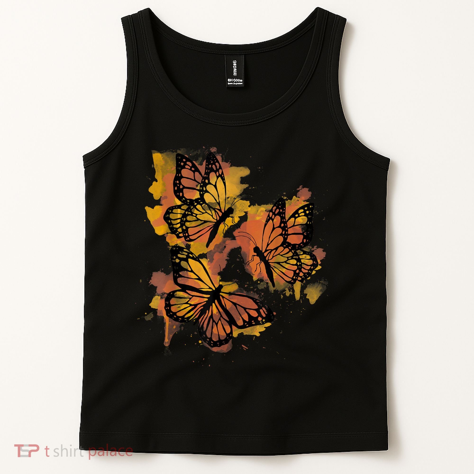 Monarch Butterfly Colourful Butterfly Tank Top