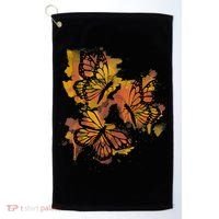 Monarch Butterfly Colourful Butterfly Golf Towel thumb 0