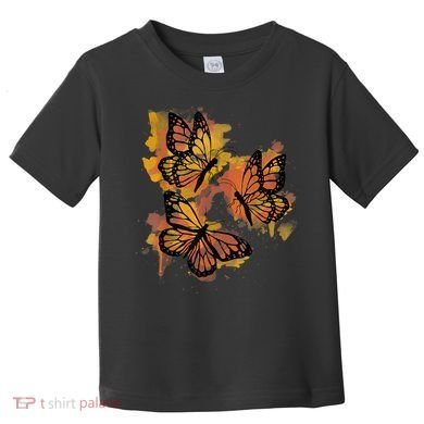Monarch Butterfly Colourful Butterfly Toddler T-Shirt