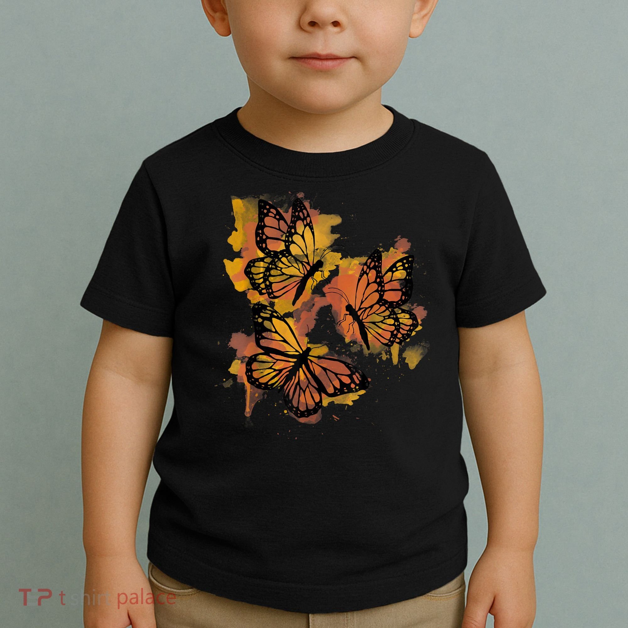 Monarch Butterfly Colourful Butterfly Toddler T-Shirt
