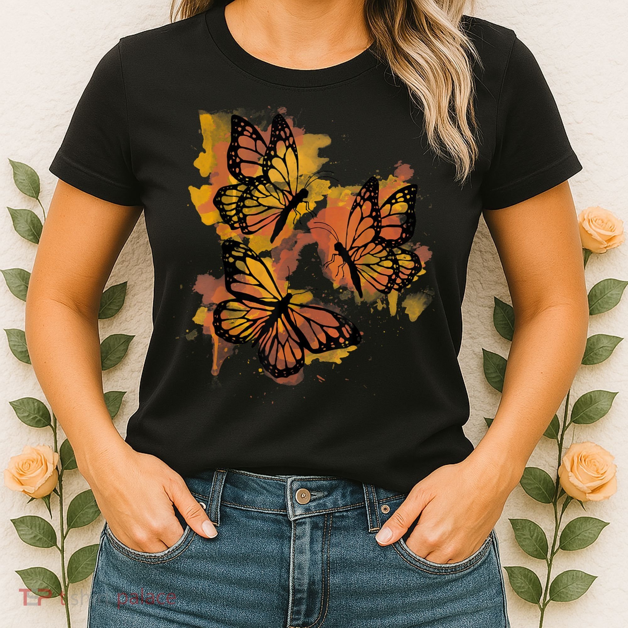 Monarch Butterfly Colourful Butterfly Women's T-Shirt