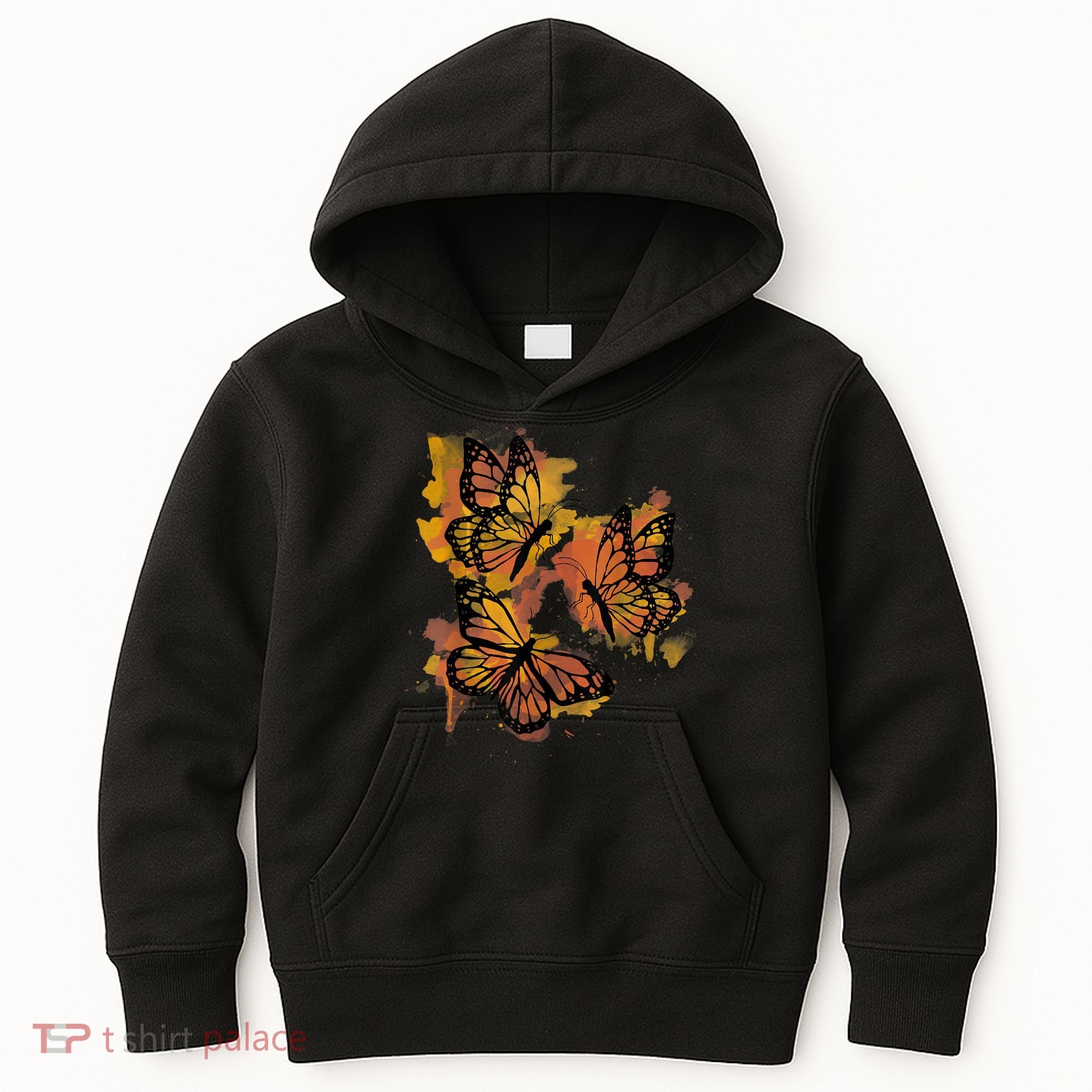 Monarch Butterfly Colourful Butterfly Kids Hoodie