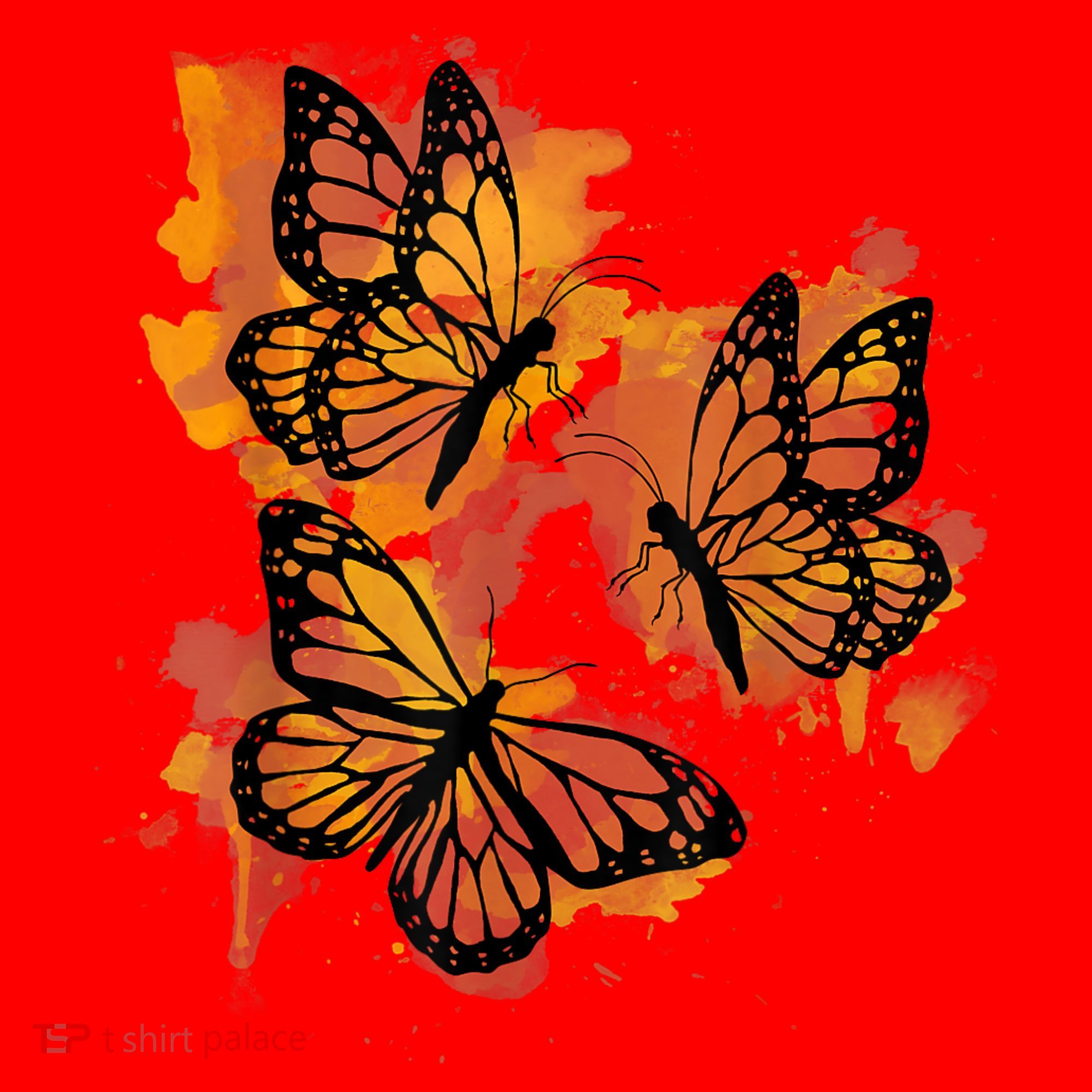 Monarch Butterfly Colourful Butterfly Santa Hat