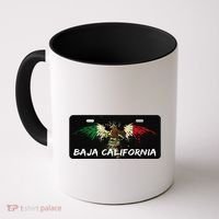 Mexicali Baja California Mexico License Plate Aesthetic Coffee Mug thumb 0