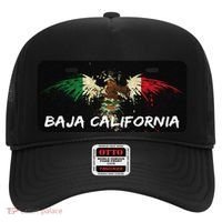 Mexicali Baja California Mexico License Plate Aesthetic Hat thumb 0