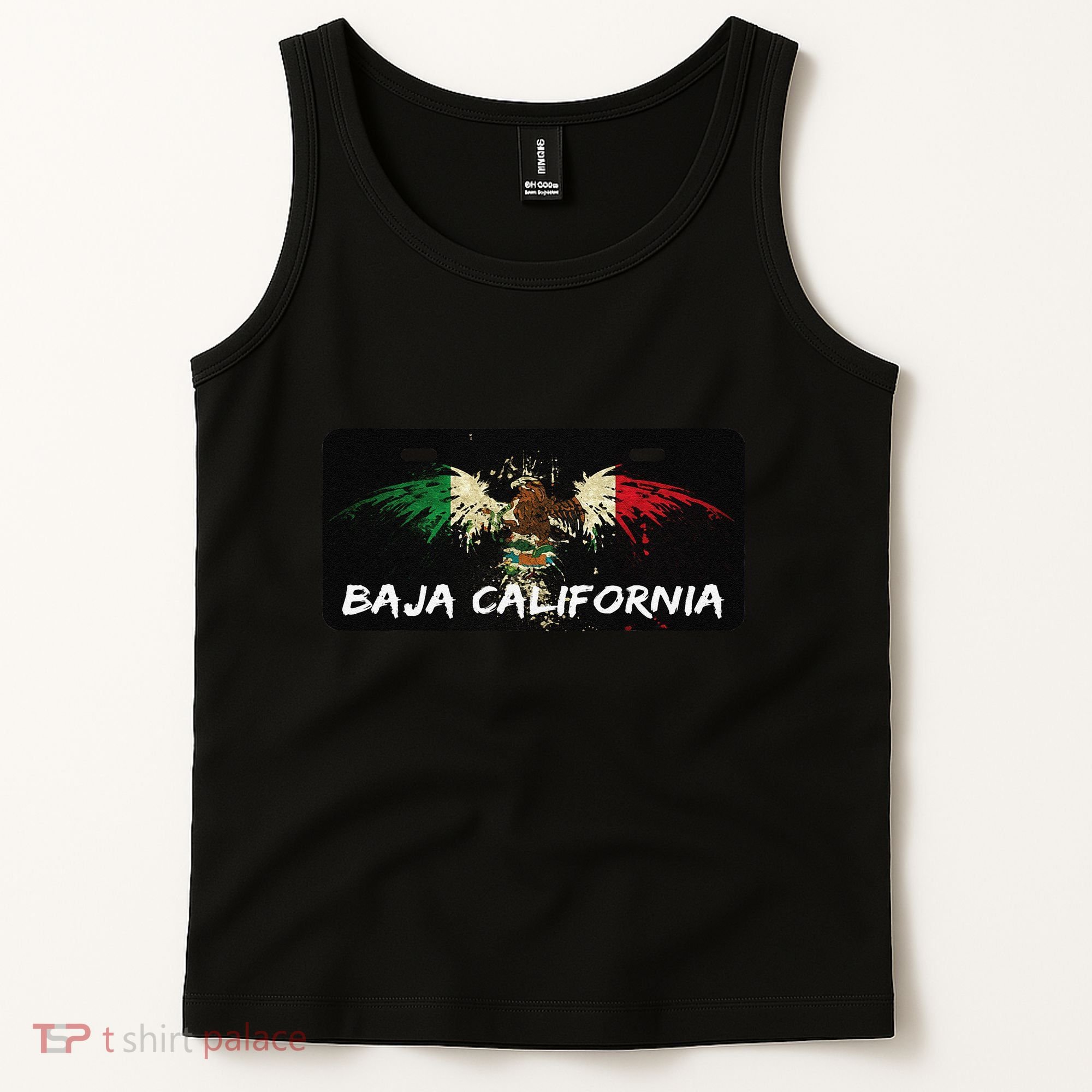 Mexicali Baja California Mexico License Plate Aesthetic Tank Top