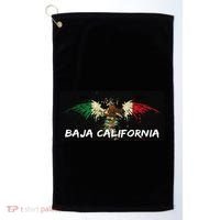 Mexicali Baja California Mexico License Plate Aesthetic Golf Towel thumb 0