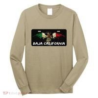 Mexicali Baja California Mexico License Plate Aesthetic Long Sleeve Shirt thumb 0