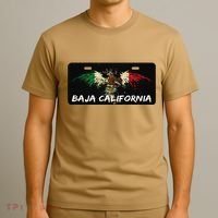 Mexicali Baja California Mexico License Plate Aesthetic T-Shirt thumb 3