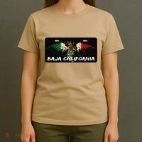 Mexicali Baja California Mexico License Plate Aesthetic T-Shirt thumb 4