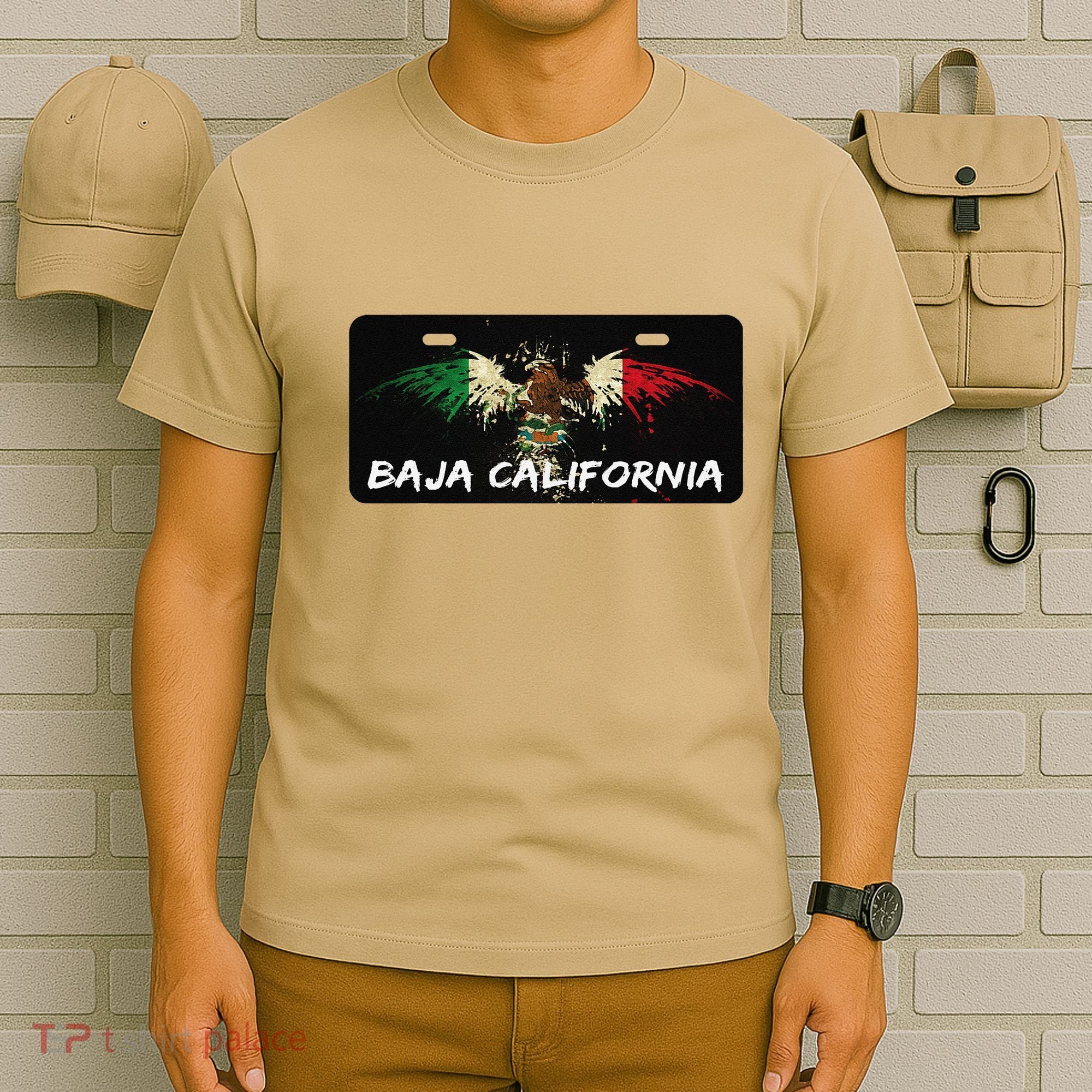 Mexicali Baja California Mexico License Plate Aesthetic T-Shirt