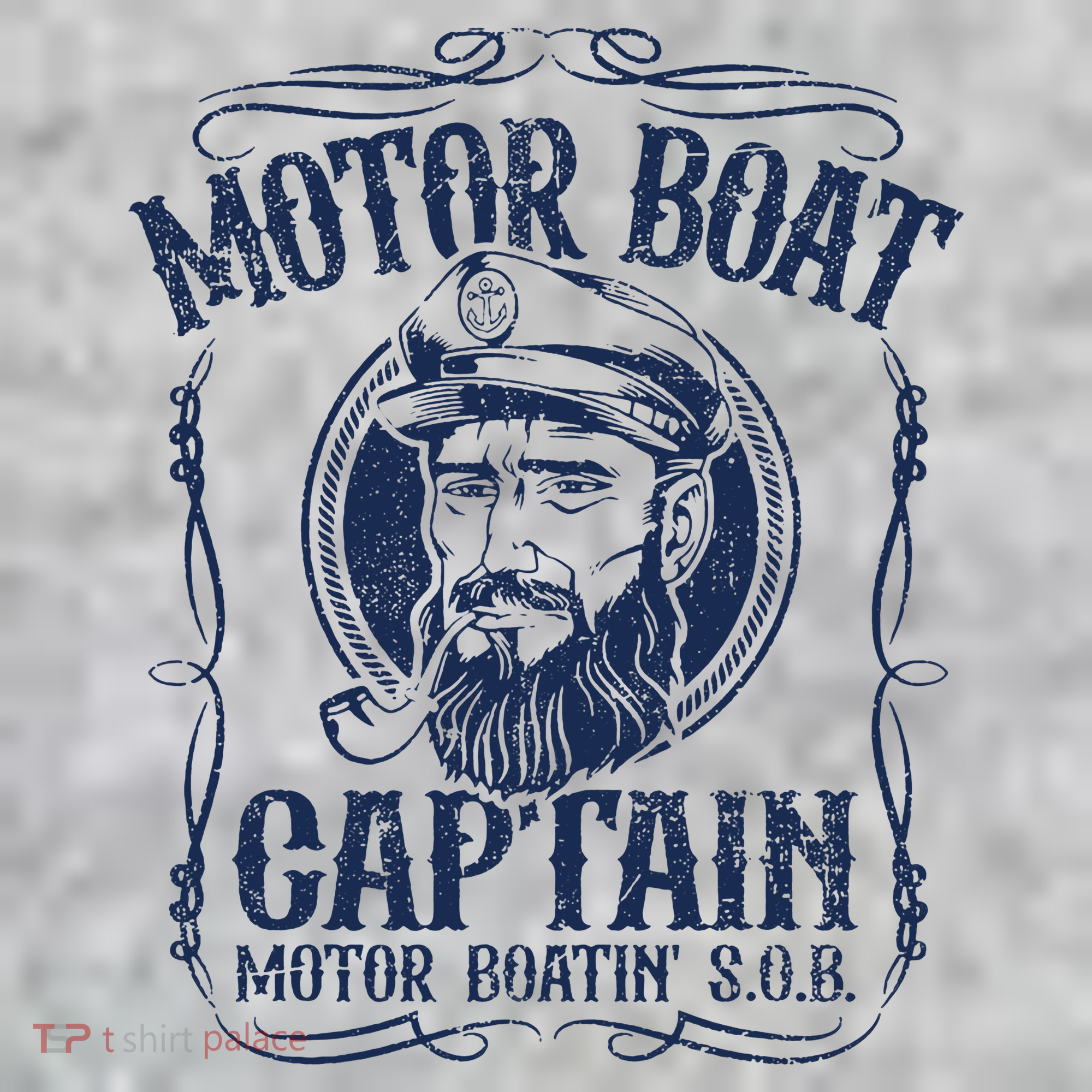 Motor Boat Captain Funny Pontoon Boating Boatin Lake T-Shirt