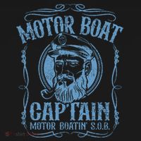 Motor Boat Captain Funny Pontoon Boating Boatin Lake Women's Hoodie thumb 2