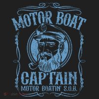 Motor Boat Captain Funny Pontoon Boating Boatin Lake Tumbler thumb 3