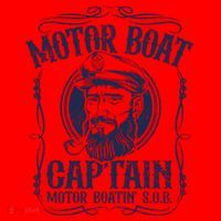 Motor Boat Captain Funny Pontoon Boating Boatin Lake Santa Hat thumb 1