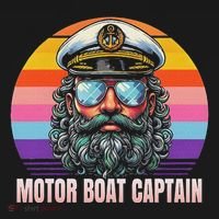Motor Boat Captain Funny Long Sleeve Shirt thumb 2