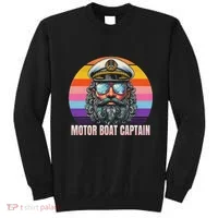 Motor Boat Captain Funny Sweatshirt thumb 0