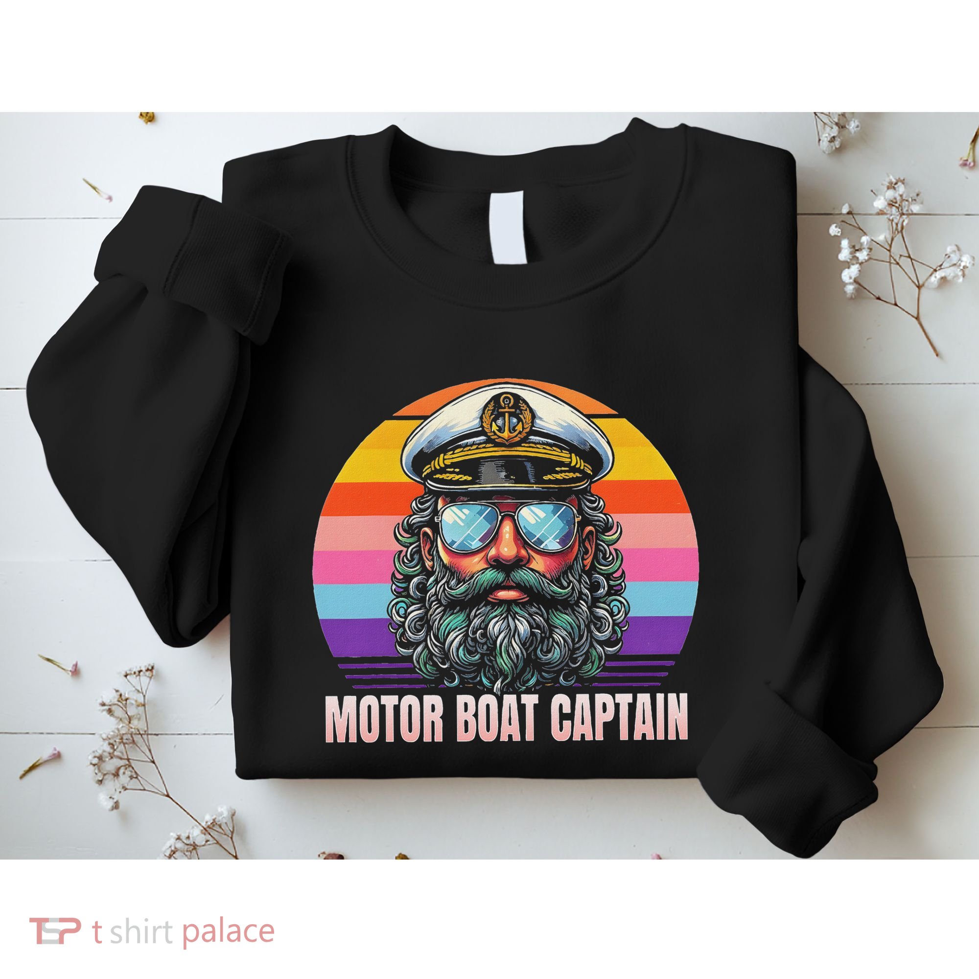 Motor Boat Captain Funny Sweatshirt