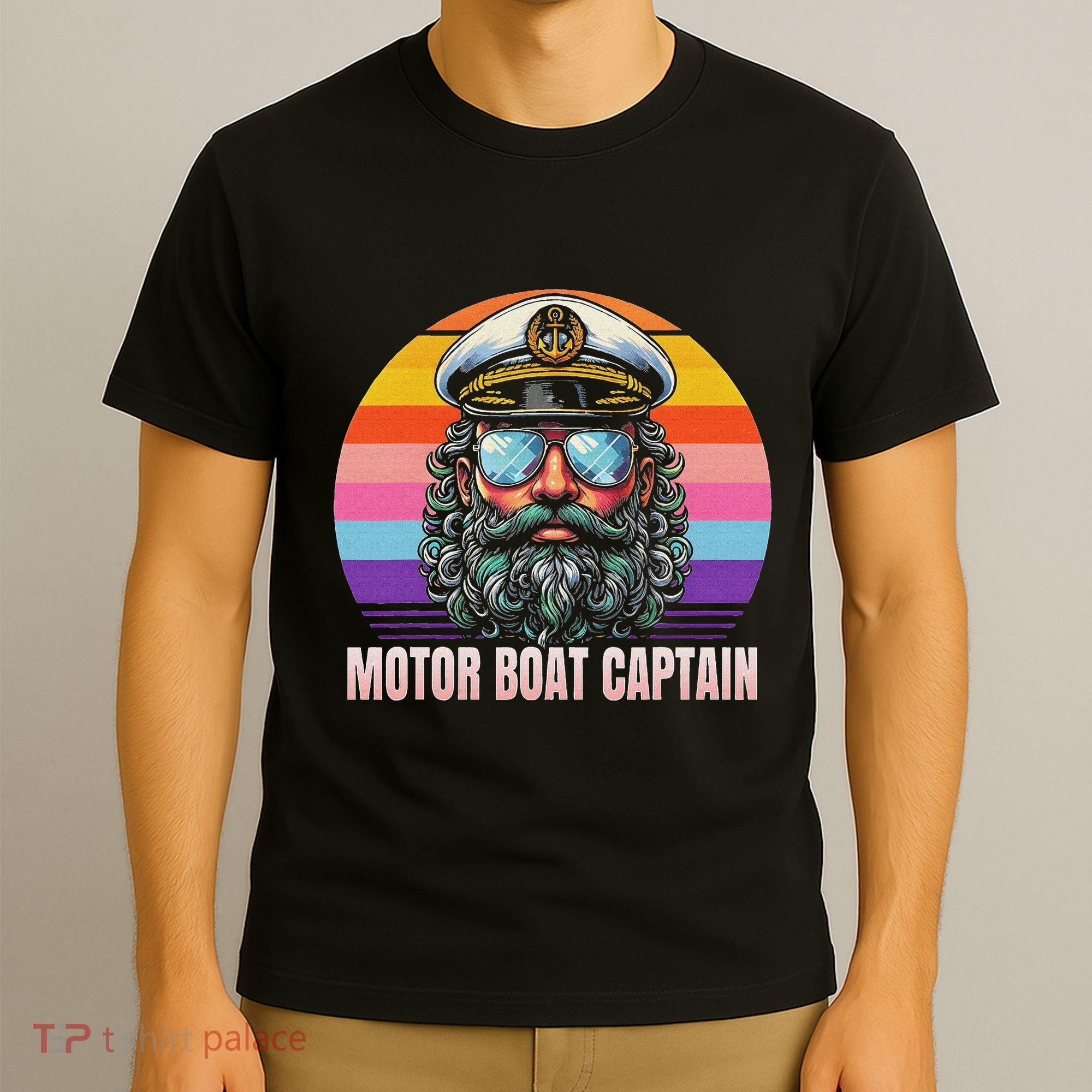 Motor Boat Captain Funny T-Shirt
