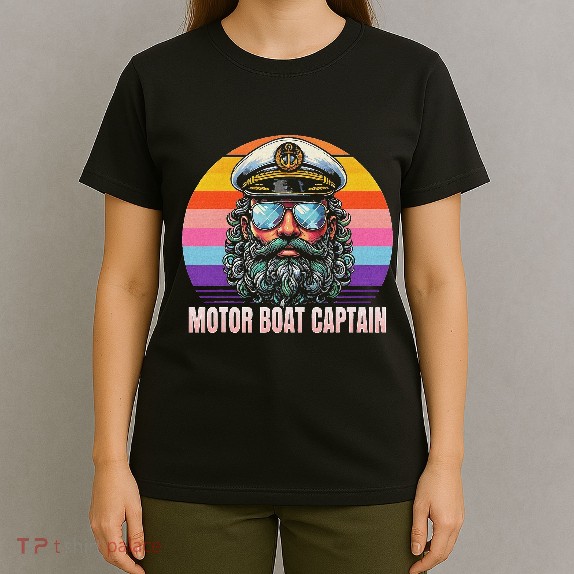 Motor Boat Captain Funny T-Shirt