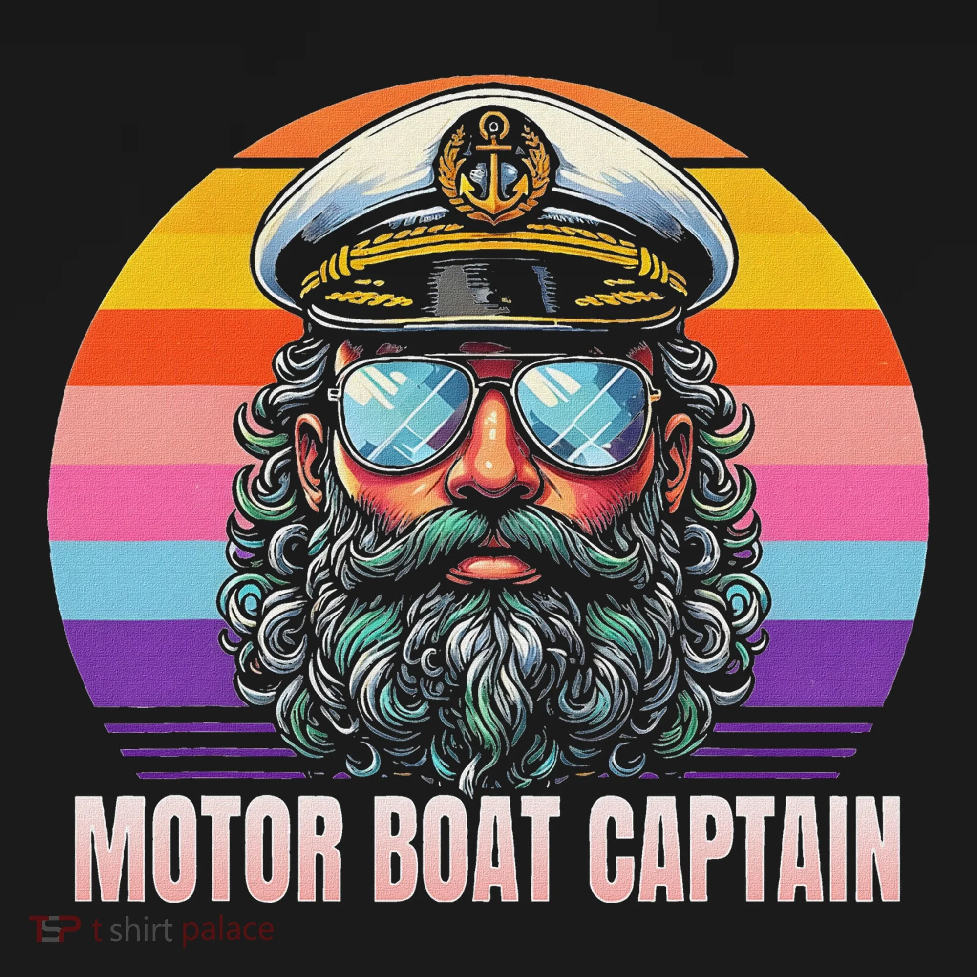 Motor Boat Captain Funny Tank Top