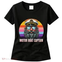 Motor Boat Captain Funny Women's T-Shirt thumb 0