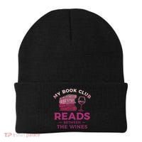My Book Club Reads Between The Wines Wine Drinking Beanie thumb 0