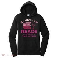 My Book Club Reads Between The Wines Wine Drinking Women's Hoodie thumb 0