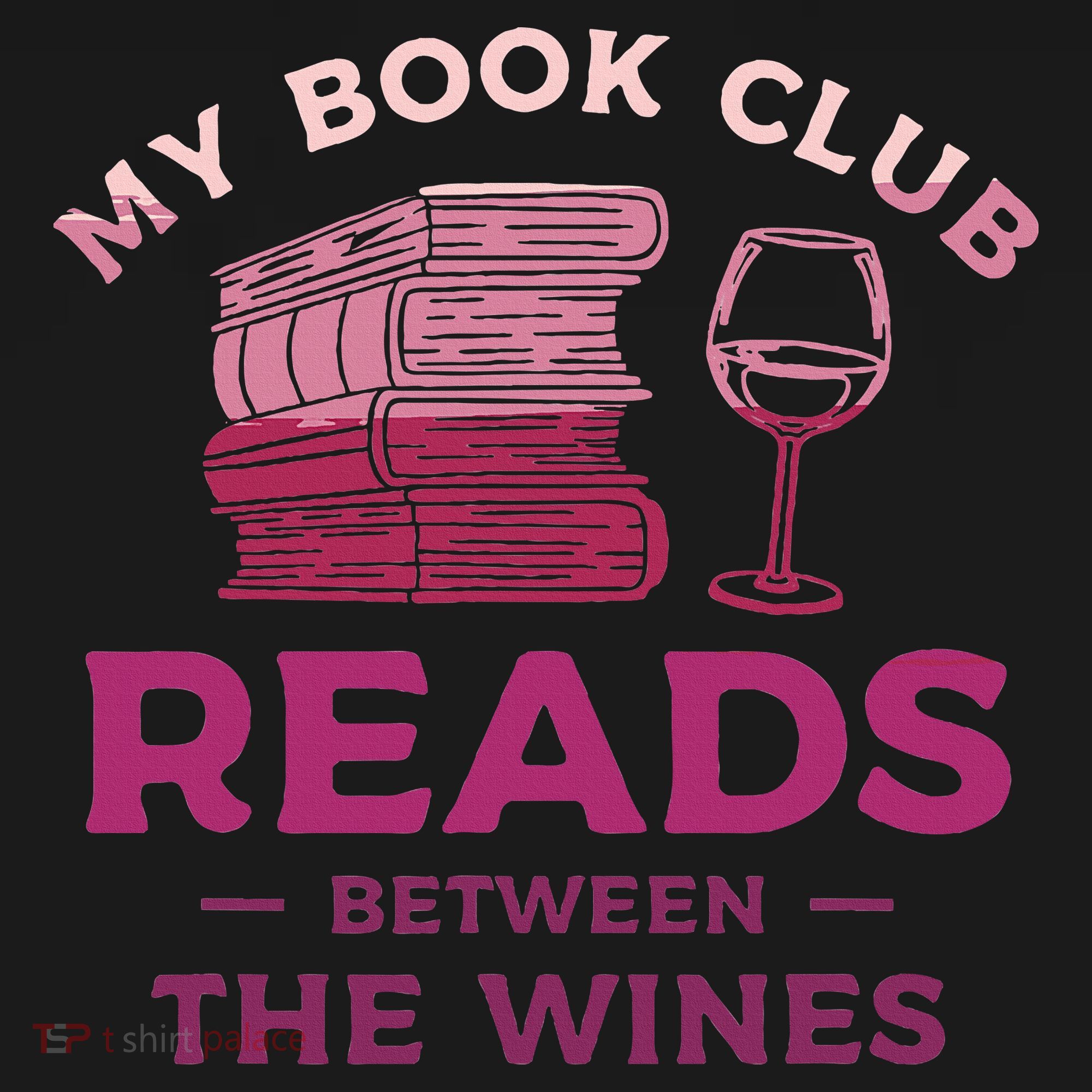 My Book Club Reads Between The Wines Wine Drinking Mousepad