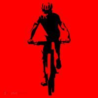 Mountain Bike Cycling Santa Hat thumb 1