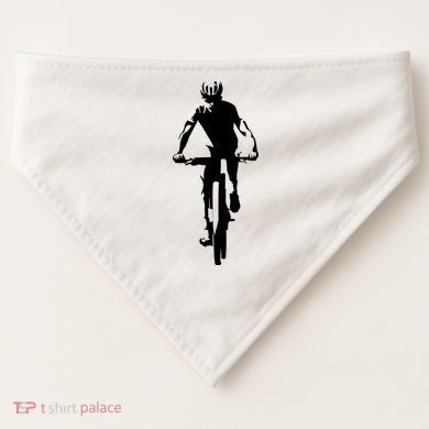Mountain Bike Cycling USA-Made Doggie Bandana