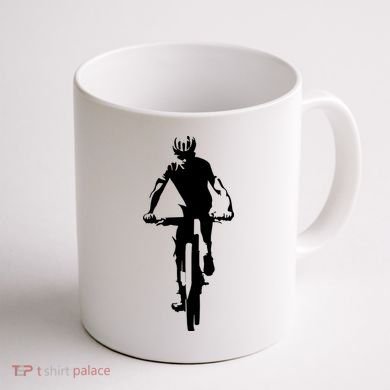 Mountain Bike Cycling Coffee Mug back