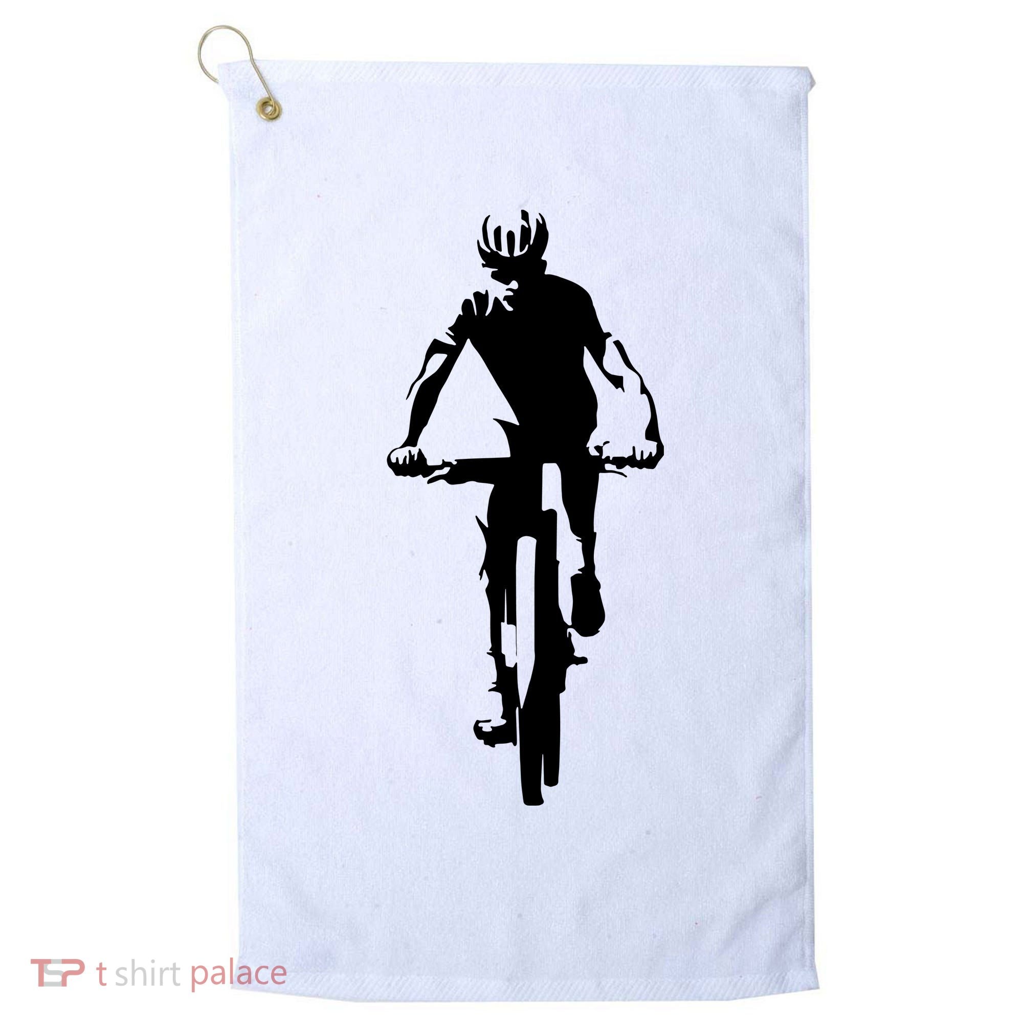 Mountain Bike Cycling Golf Towel