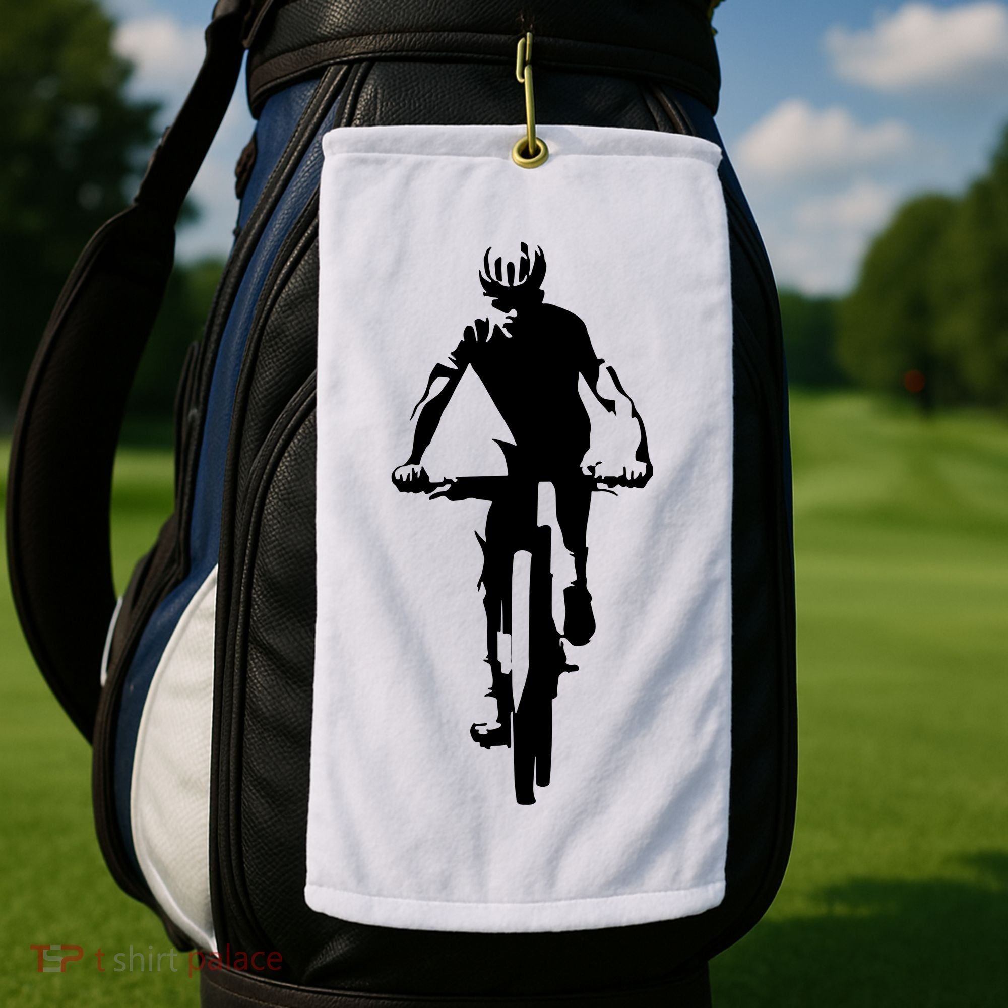 Mountain Bike Cycling Golf Towel