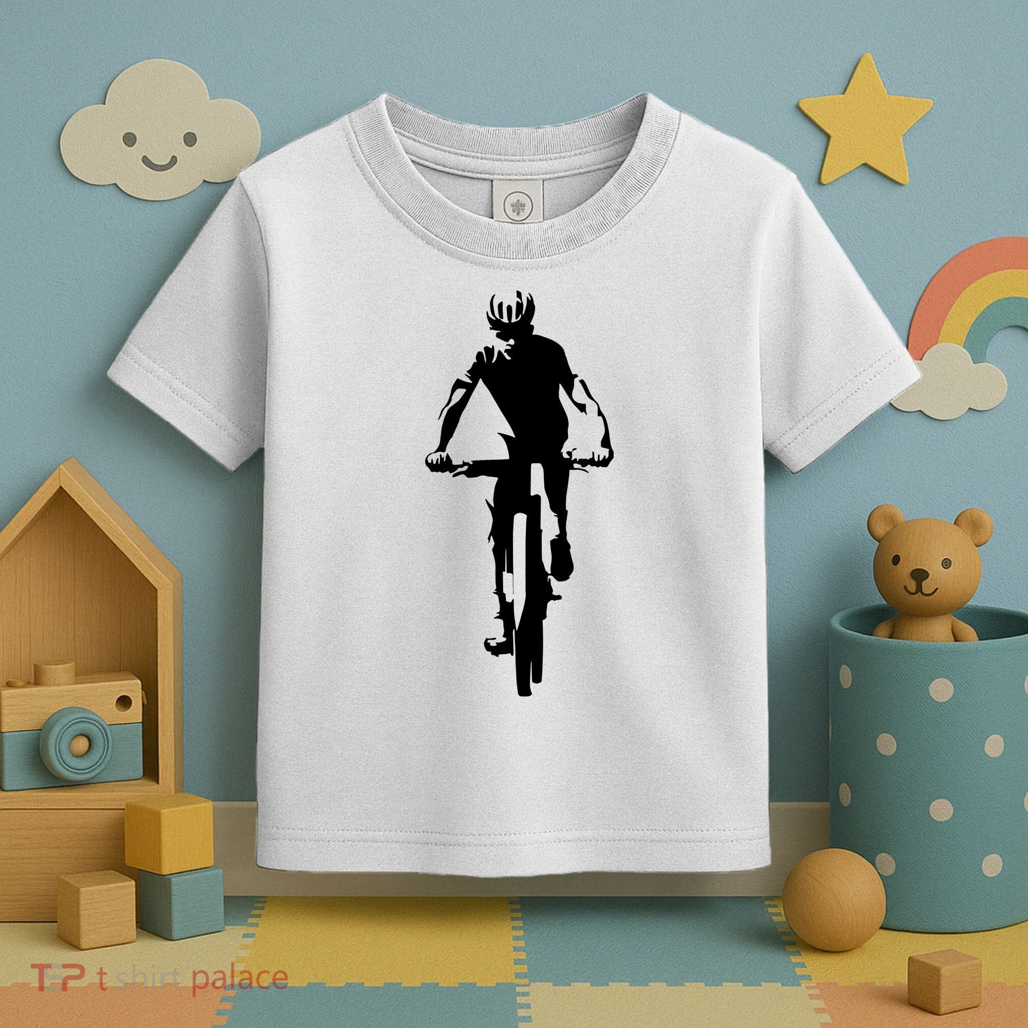 Mountain Bike Cycling Toddler T-Shirt