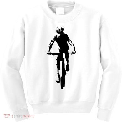 Mountain Bike Cycling Kids Sweatshirt