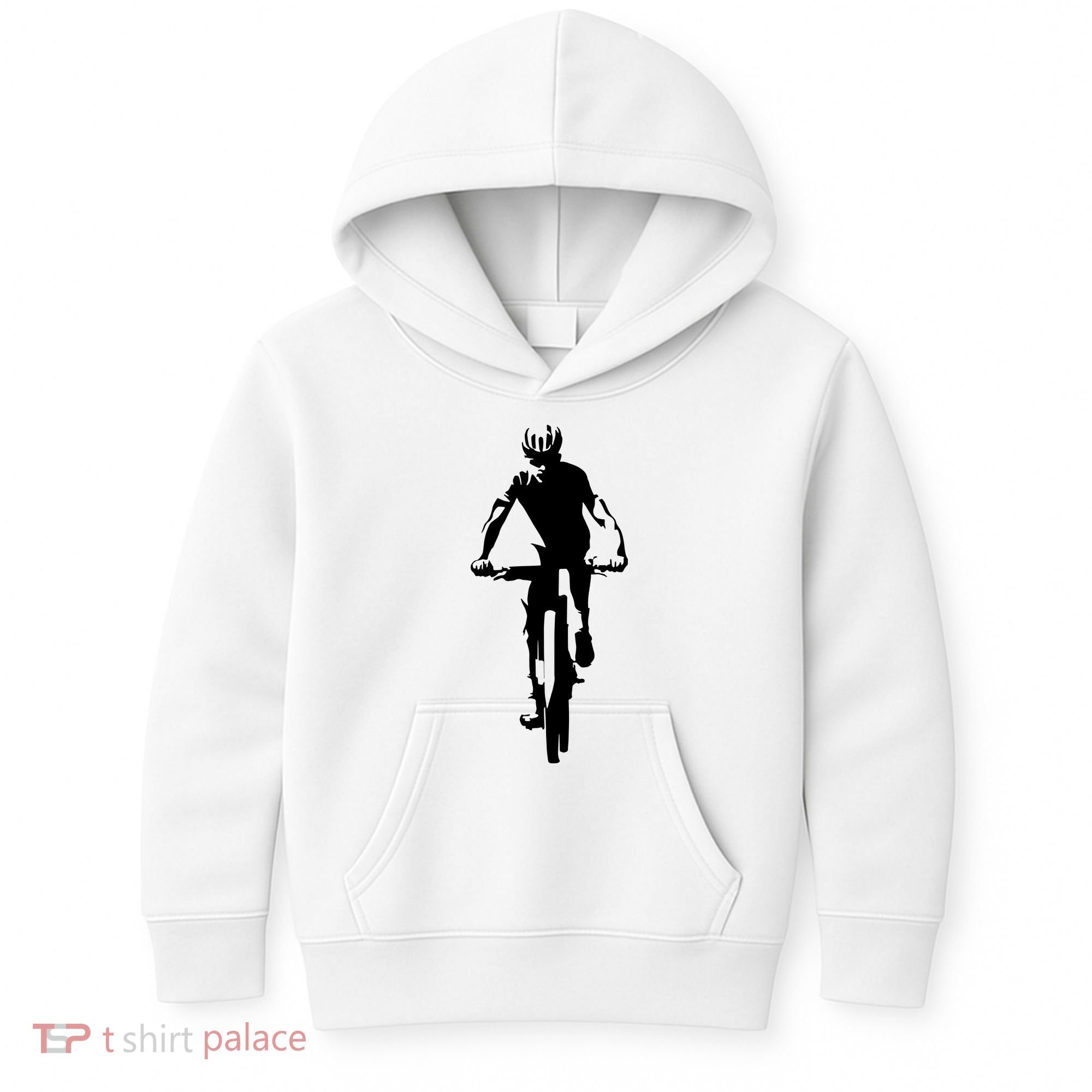 Mountain Bike Cycling Kids Hoodie