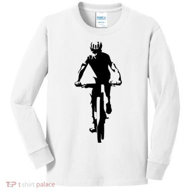 Mountain Bike Cycling Kids Long Sleeve Shirt