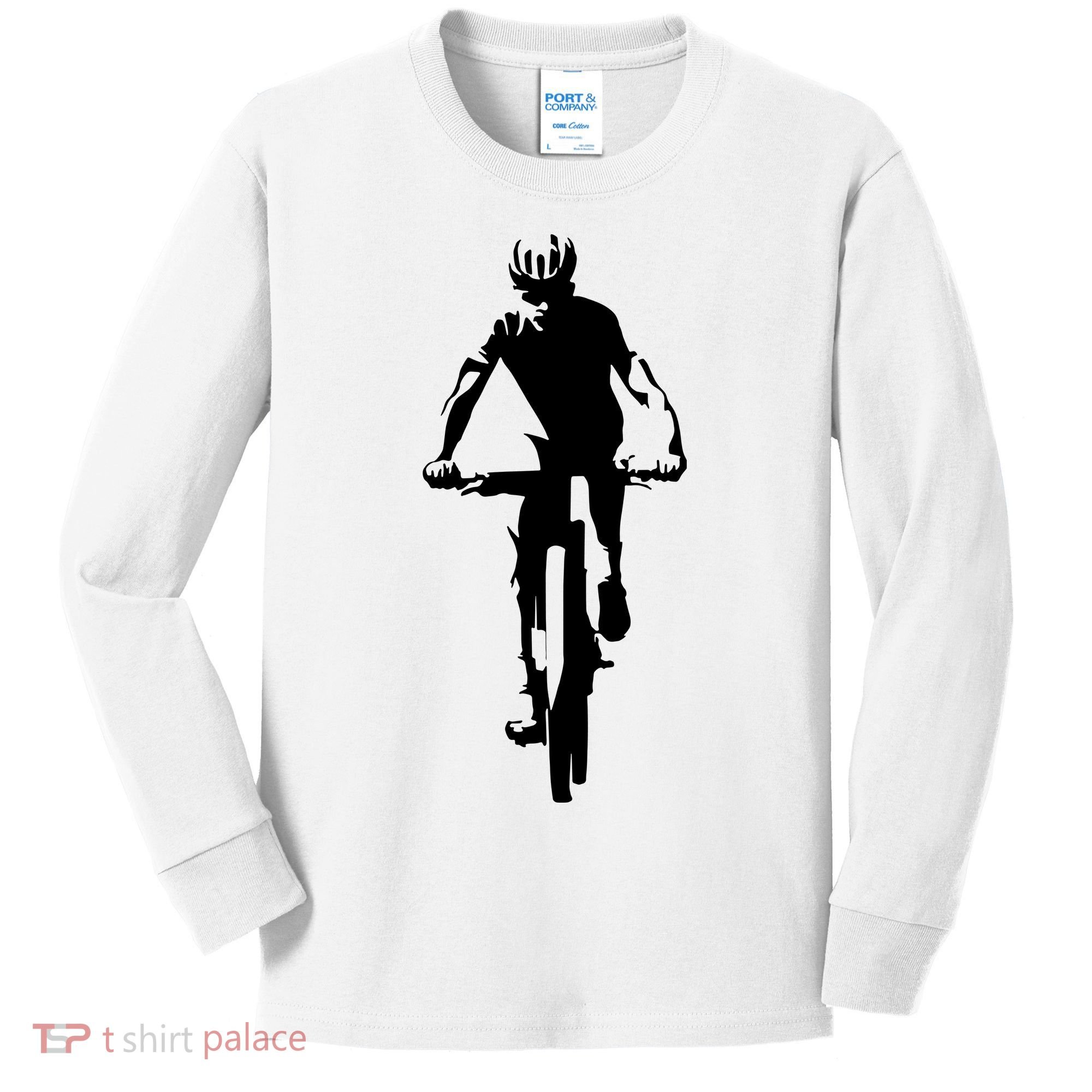 Mountain Bike Cycling Kids Long Sleeve Shirt
